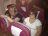 Dawn and Alli on the Plane